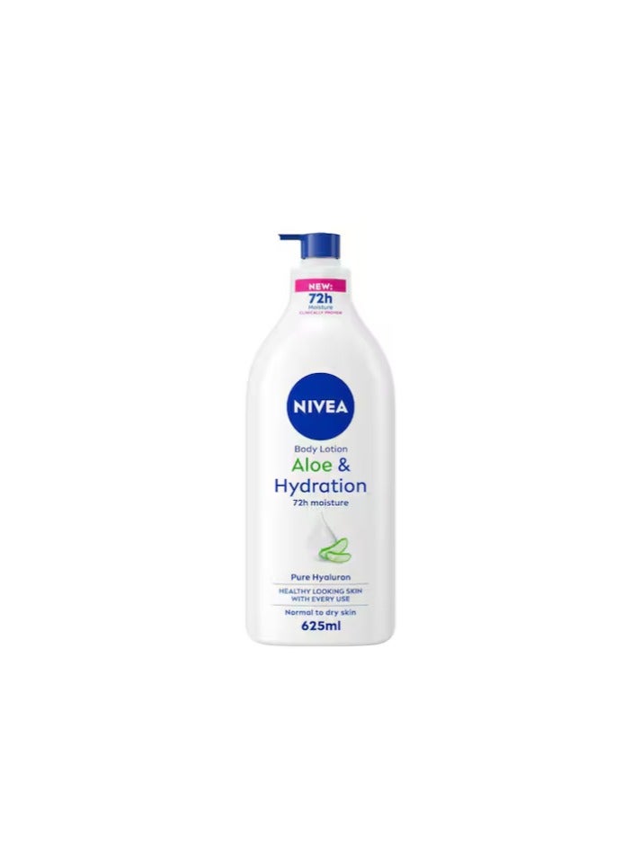 Nivea لوشن الجسم نيفيا بالألوة و الترطيب، 625 مل