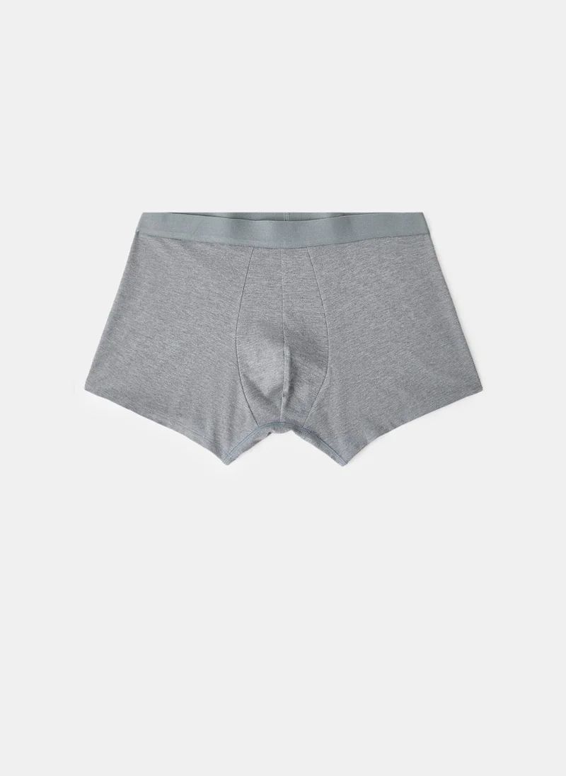 Mango Man 92-GRIS Pack Of 3 Cotton Combination Briefs for Men | Best Price UAE