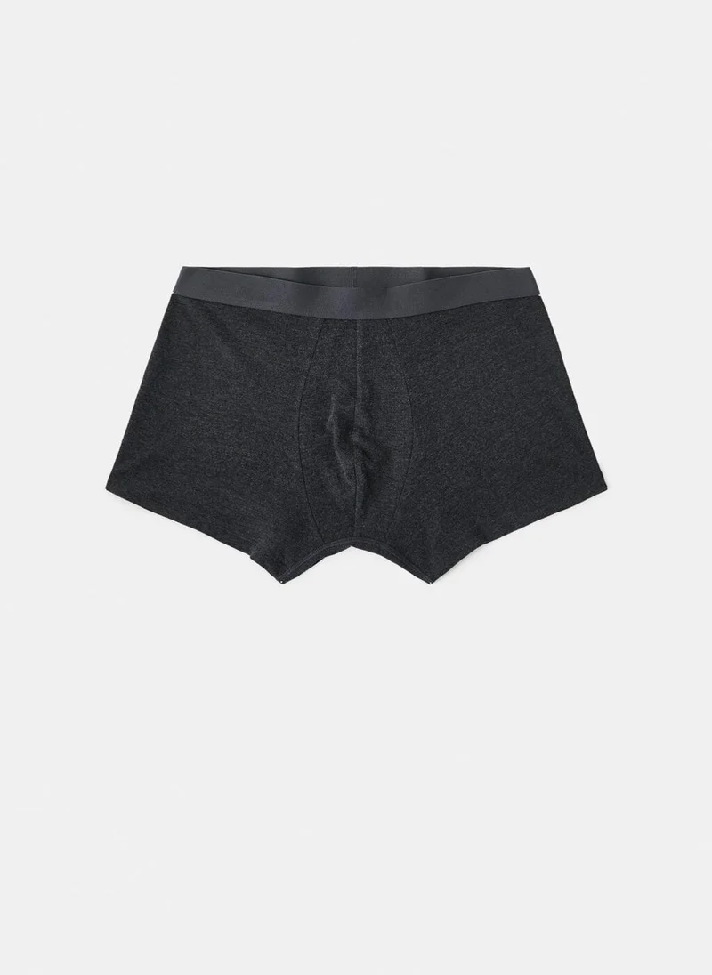 Mango Man 92-GRIS Pack Of 3 Cotton Combination Briefs for Men | Best Price UAE