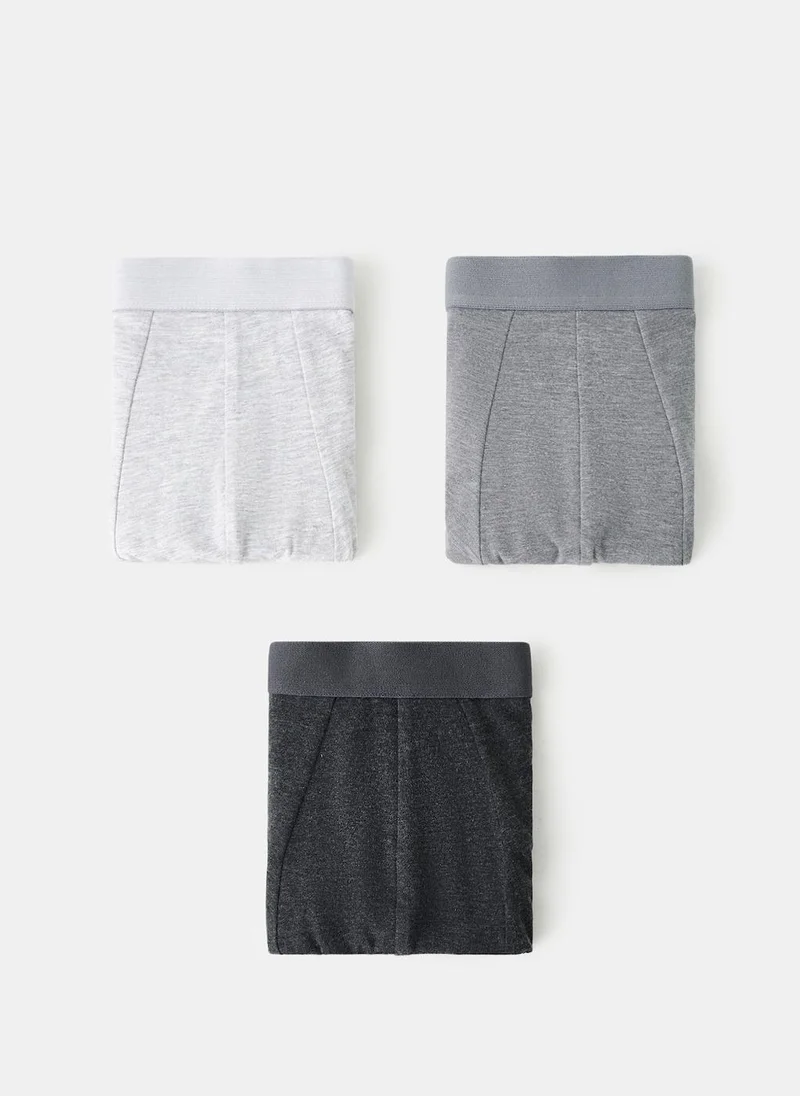 Pack Of 3 Cotton Combination Briefs