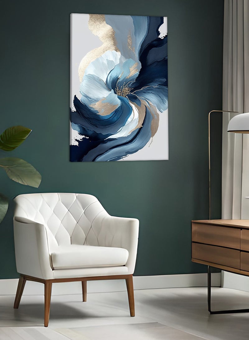 لوحة كانفاس على إطار خشبي بتصميم فن تجريدى لوحه زيتية - Image 3