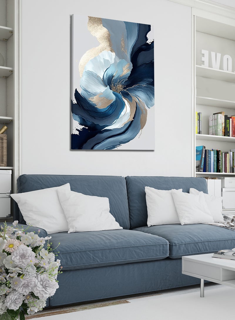 لوحة كانفاس على إطار خشبي بتصميم فن تجريدى لوحه زيتية - Image 2