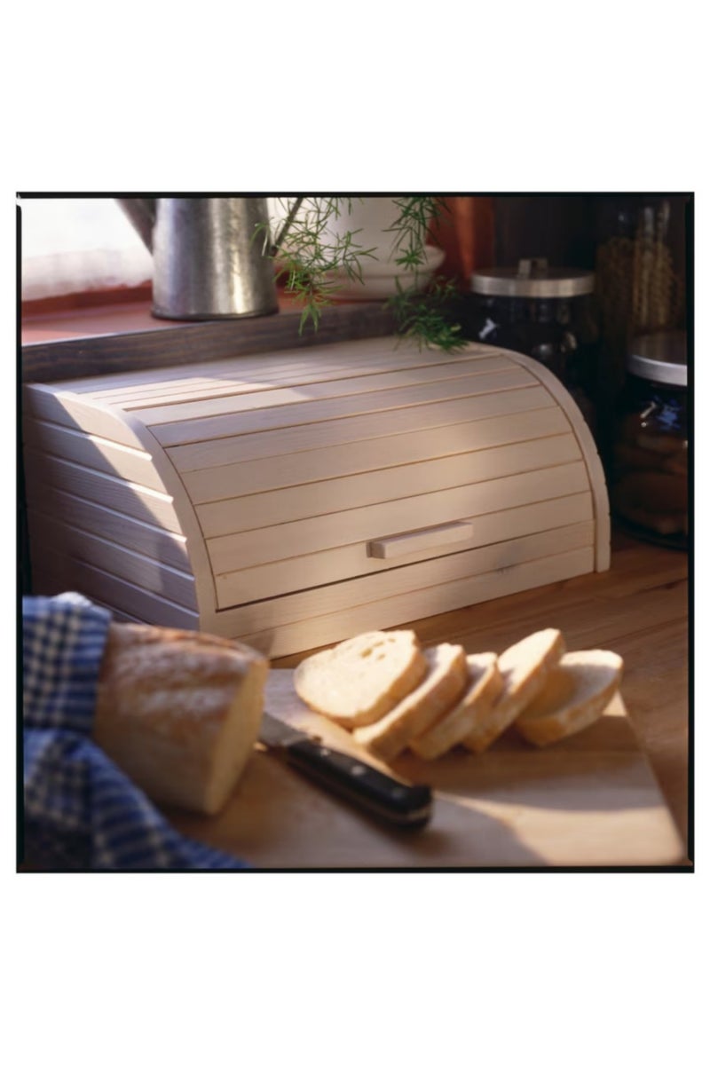 MAGASIN Bread Bin, 40x26x17 cm – Solid Beech, Space-Saving & Stylish Storage - Image 3