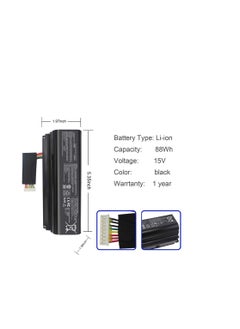 Terabyte A42N1403 A42LM93 0b110-00290000 4ICR19/66-2 Laptop Battery Replacement for Asus G751 G751J G751JL G751JM G751JT ROG GFX71JY 17.3 inch GFX71JY4710 G751 G751J G751JM G751J-BHI7T25 Series (15V 88Wh)  - Image 3