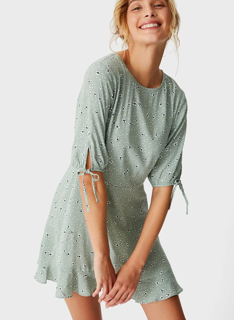Cotton On Ruched Detail Dress