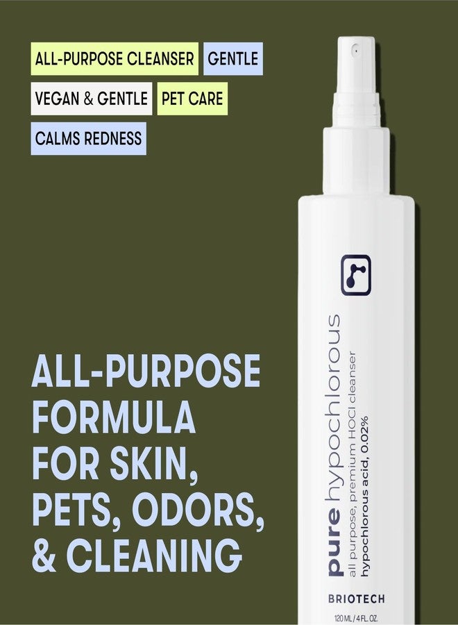 BRIOTECH Pure Hypochlorous Acid Cleanser, Original Premium HOCl Topical Solution, Multi-Purpose Cleaner, Family Approved & Pet Friendly, 32 fl oz Refill - Image 3