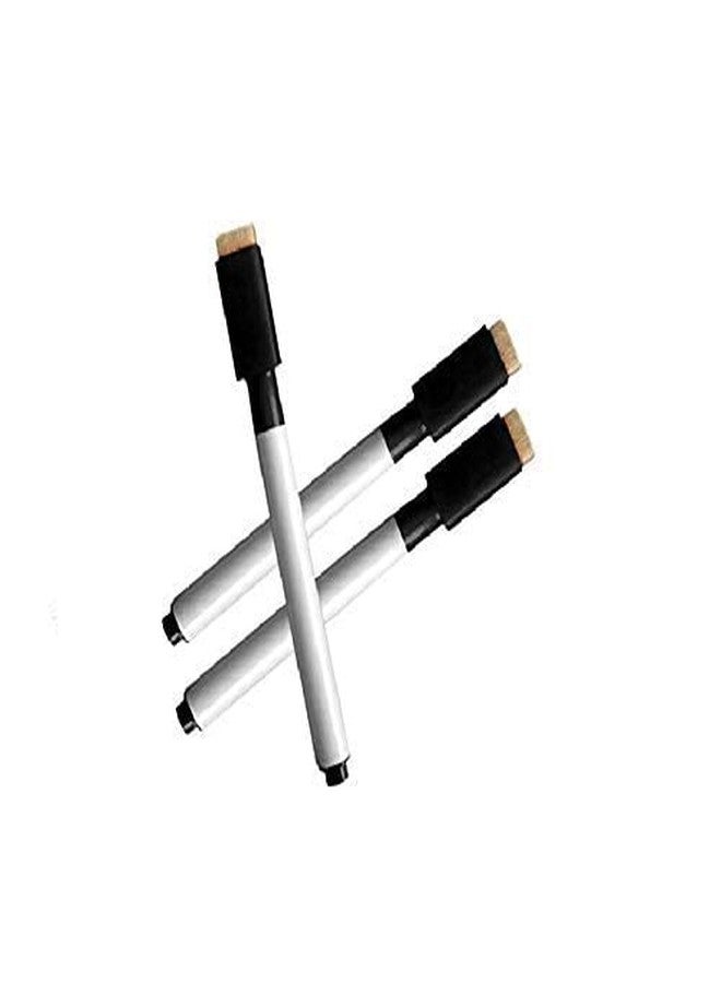 KRAFTMASTERS Dry Erase Markers Magnetic Whiteboard Markers with Attached Erasers with Low Odor - Set of (6) - Image 5