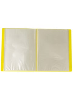 Maxi 60-Pocket Display Book With Flourescent Yellow Cover  - Image 3
