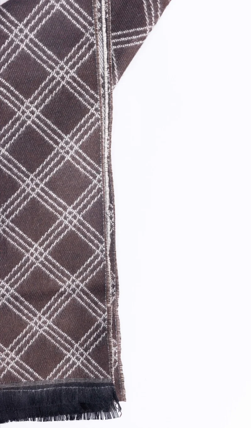 تودورس Men's Brown Scarf