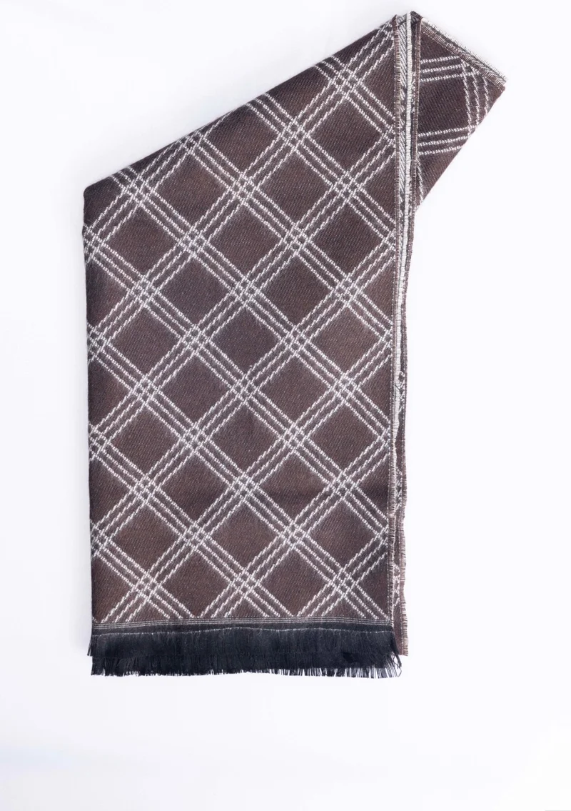 تودورس Men's Brown Scarf