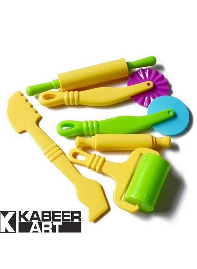 كبير آرت مجموعة أدوات الطين للأطفال من كابير آرت، 6 قطع - متعددة الألوان - Image 5