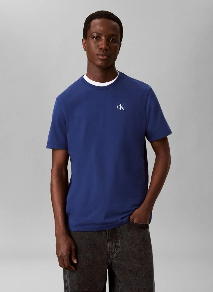 Calvin Klein Jeans  Back Logo Graphic Crew Neck T-Shirt for Men | Best Price UAE