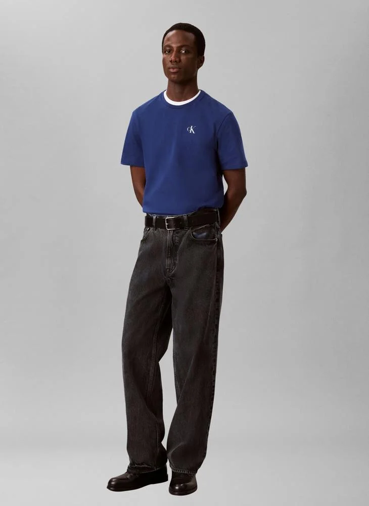 Calvin Klein Jeans  Back Logo Graphic Crew Neck T-Shirt for Men | Best Price UAE