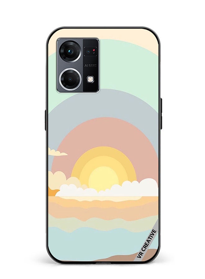 VR CREATIVE Protective Case Cover For Oppo Reno8 4G Design Multicolour - Image 1