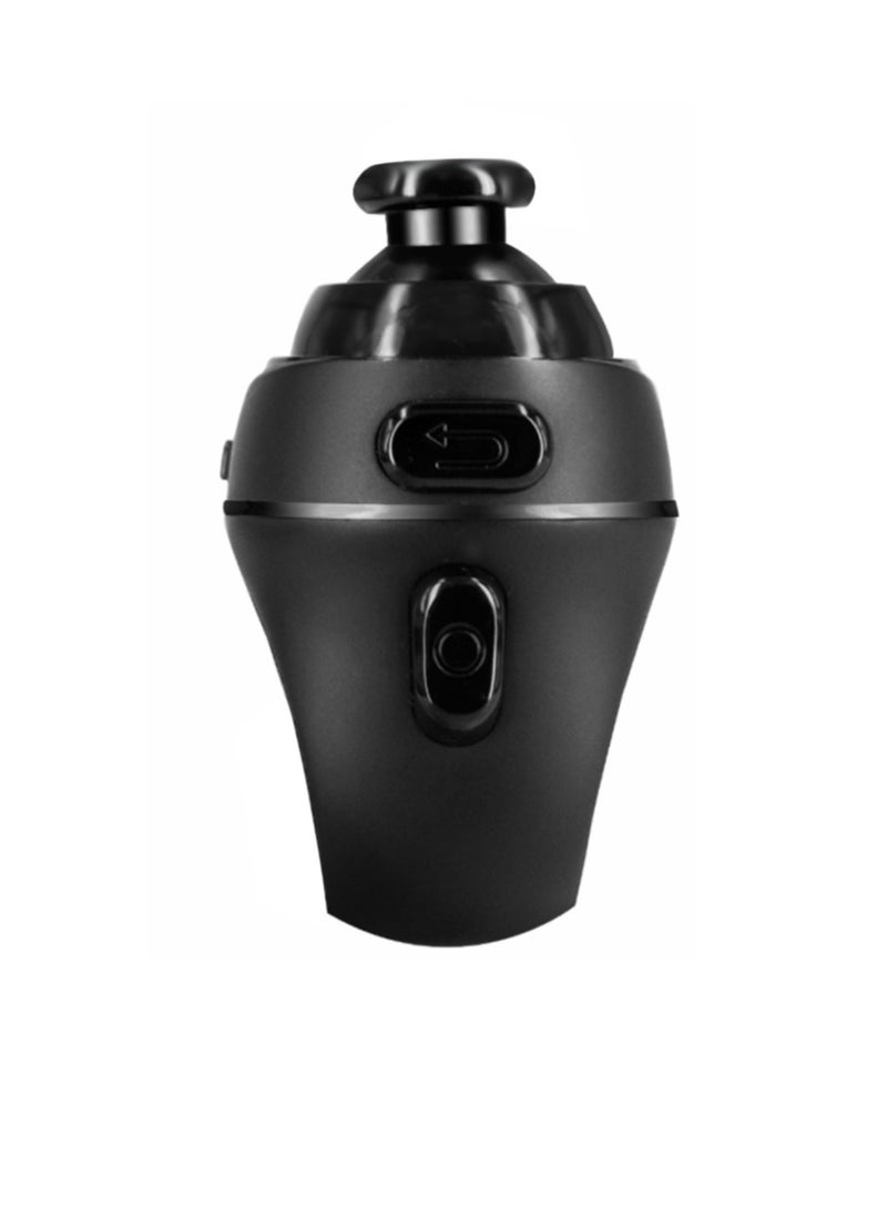 جهاز تحكم عن بعد VR على شكل حلقة R1، عصا تحكم محمولة بمقبض لعبة VR، لوحة ألعاب تحكم عن بعد خفيفة الوزن، وحدة تحكم بلوتوث لاسلكية متينة لـ VR Android IOS، (عبوة من قطعتين، شكل حلقة سوداء) - Image 2