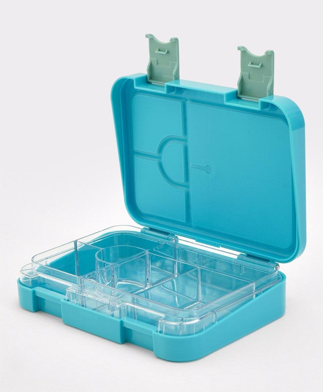 Bonfino Lunch Box, Ice Cream Theme, Easy to Carry, Leak-Proof Lid, Microwave Safe, 3 Years+, 22 x 15.5 x 5cm - Blue - Image 2