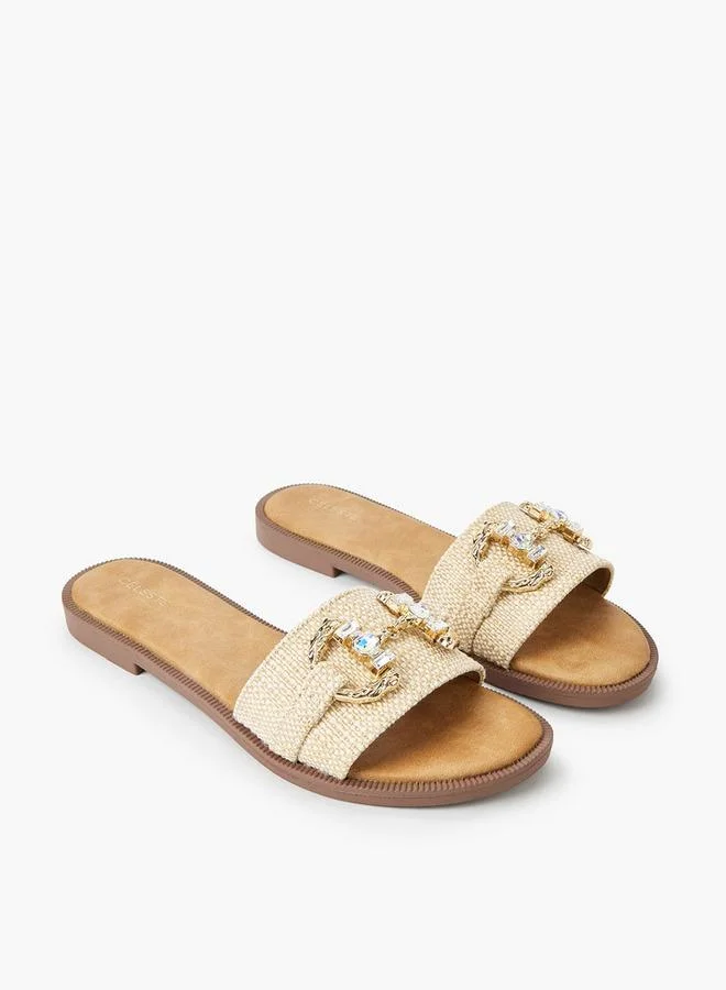 سيليست Women Embellished Flat Sandals