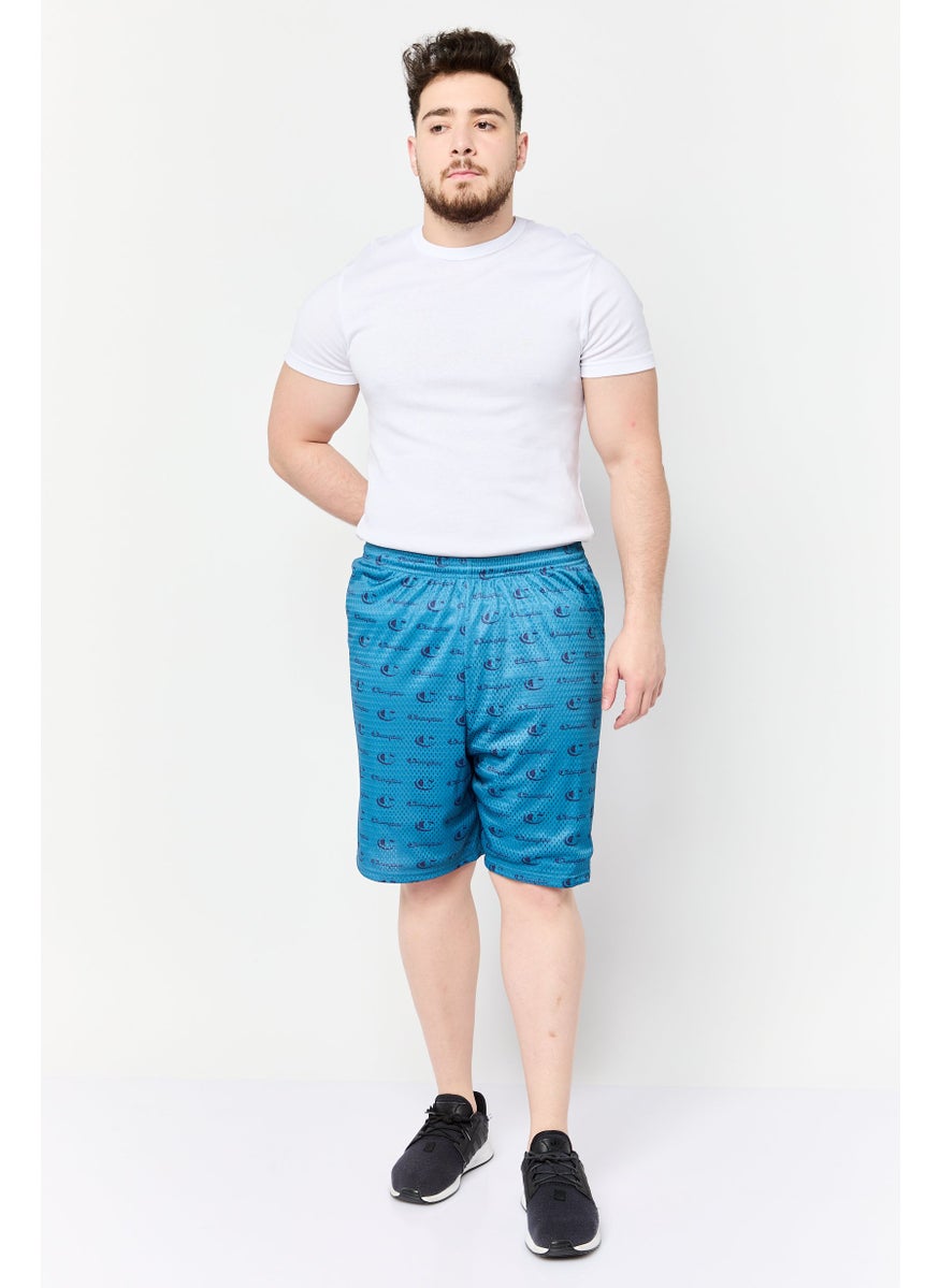 Champion Men Sportswear Fit Running Shorts, Blue  - Image 4