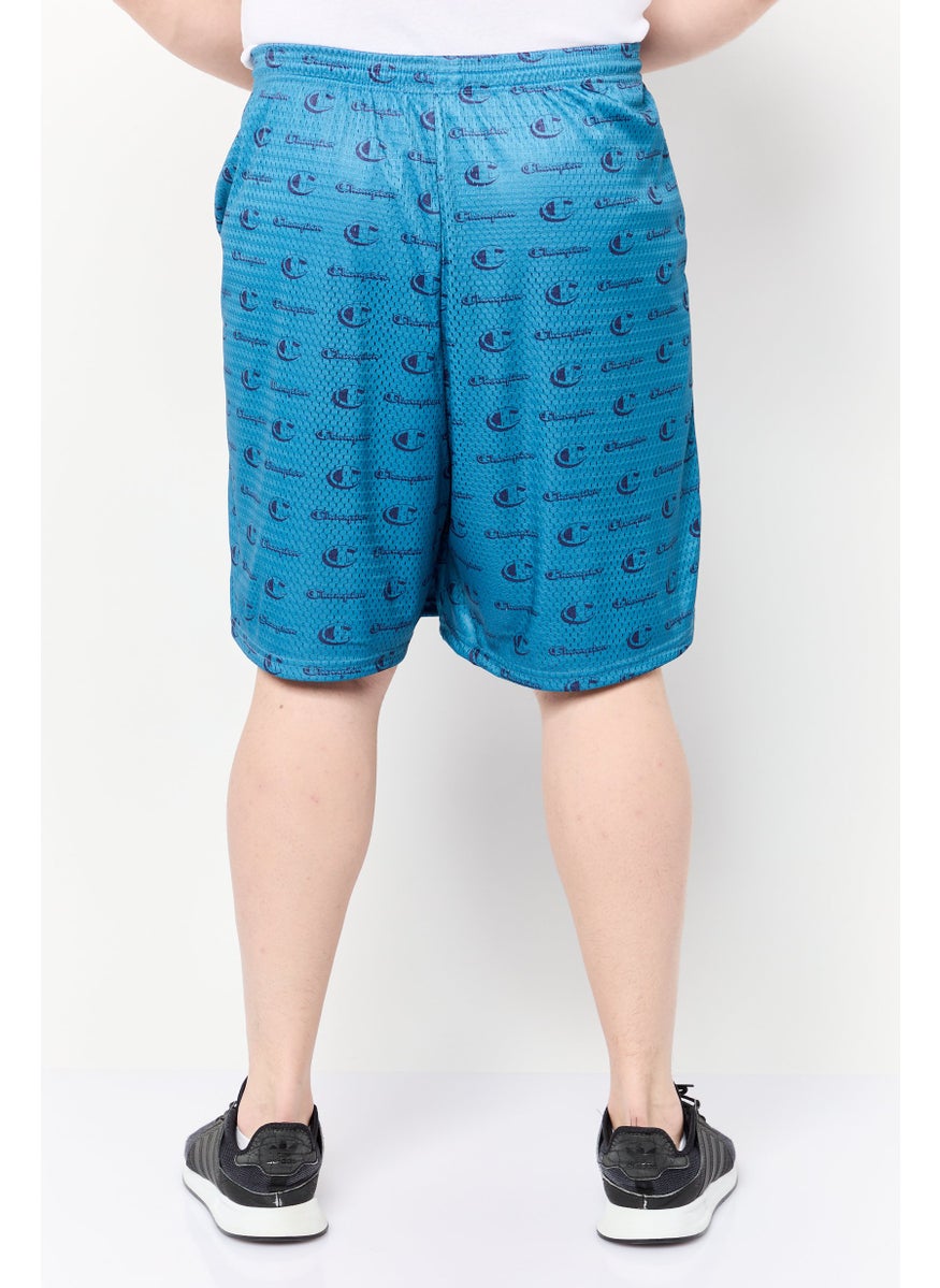 Champion Men Sportswear Fit Running Shorts, Blue  - Image 2