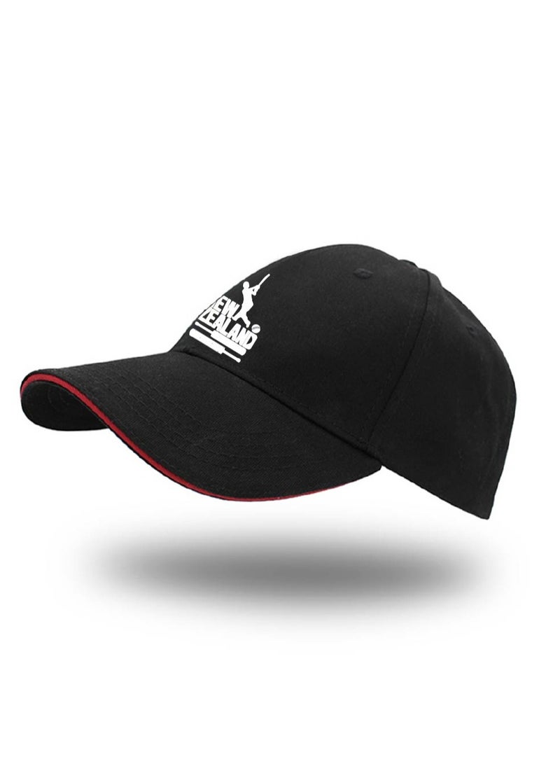 New Zealand Sports Fans Cricket Caps for Both Men and Women With Metal Adjustable Buckle Closure - Perfect for Outdoor Activities, Matches, and Everyday Wear - Image 4