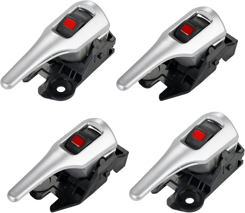 JDMON Interior Door Handles Replacement for Toyota Corolla 2009-2013 - Black & Chrome - Image 1