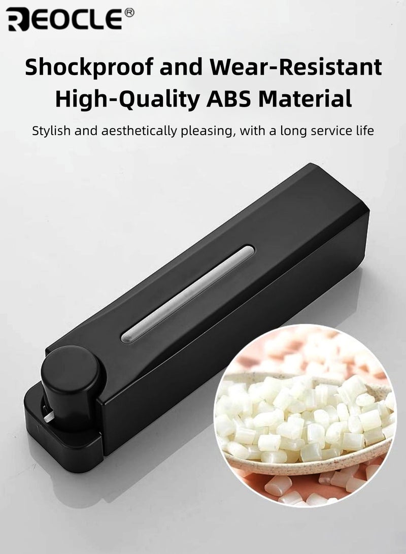 ريوكل موزع صابون مثبت على الحائط بدون حفر - موزع على طراز الفنادق بسعة كبيرة لصابون اليدين وجيل الاستحمام للاستخدام المنزلي - Image 3