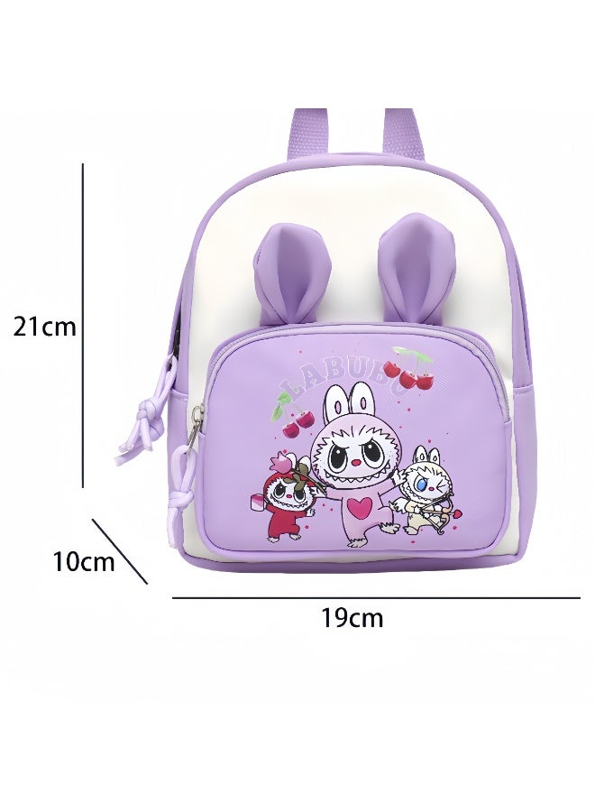 Labubu Outdoor Snack Bag Elementary School Student Spine Protection Backpack Cute Fresh Small School Bag 29*19*10 CM - Image 2