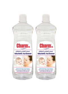 CHARMM زجاجة أطفال، منظف لعبة 2x750 مل  - Image 1