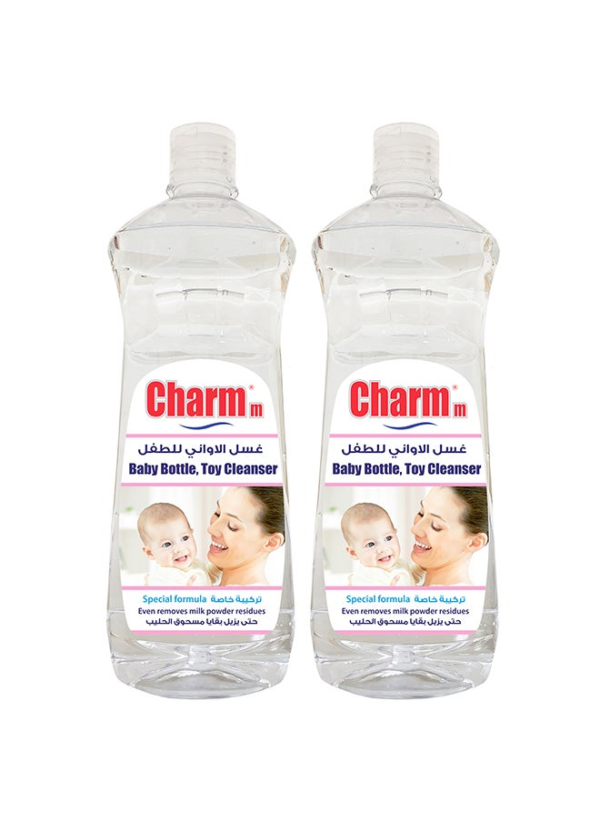 CHARMM زجاجة أطفال، منظف لعبة 2x750 مل  - Image 1