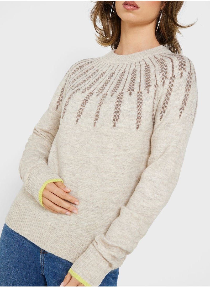 VERO MODA - High Neck Knitted Sweater - Image 1