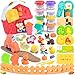 PLAY Farm Animals Color Dough Toys for Kids Ages 248 Big Red Barn Farm Playset with Animal Figures Clay Dough Modeling Tools Art Crafts Toddler Learning Toy Ideal Christmas Birthday Gifts - Image 2