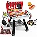 AuroTops 35pcs Kitchen Toy Set Toy BBQ Grill Set Cooking Toy Set Little Chef Play Kids Grill Playset Interactive BBQ Toy Set Kids Kitchen Playset Toy Christmas Birthday Gift for Boys Girls - Image 2