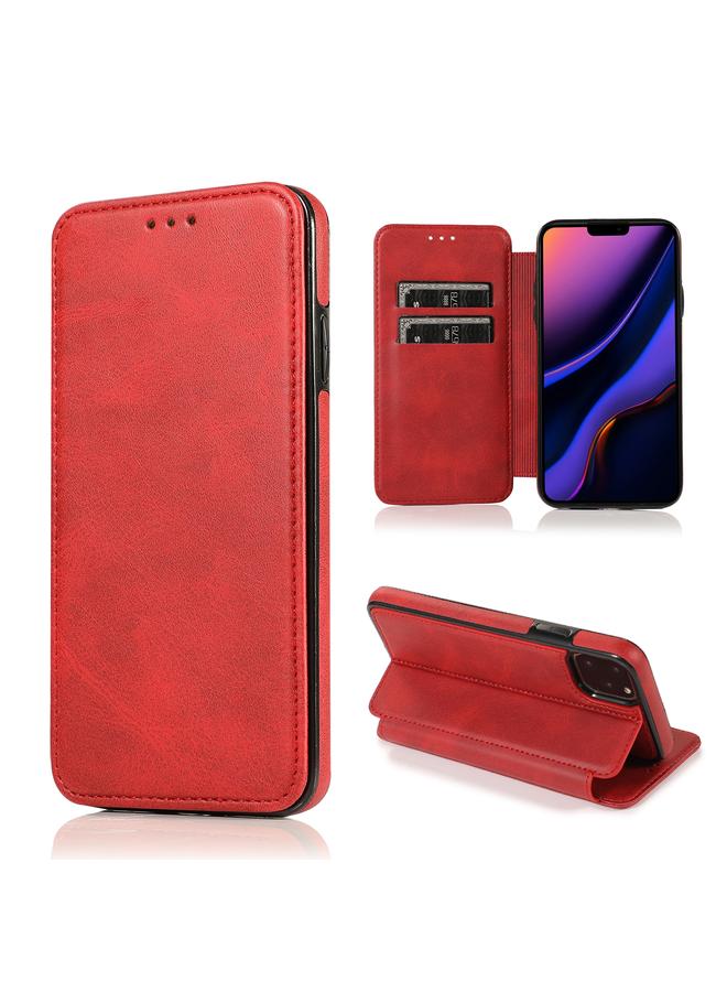 زبون جراب هاتف من الجلد المغناطيسي الماص لهاتف iPhone 11 Pro Max Knight - Image 1