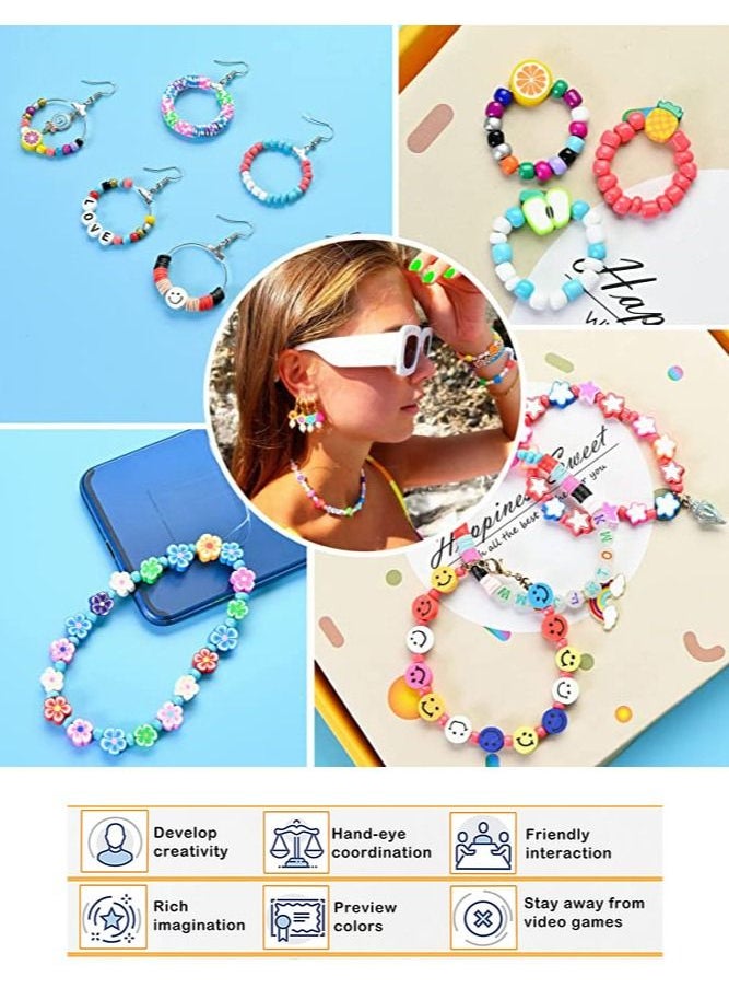 Mountain Gems - Seed Beads Kit Colors and Alphabet Letter Beads for Bracelet Jewelry Making - Image 1