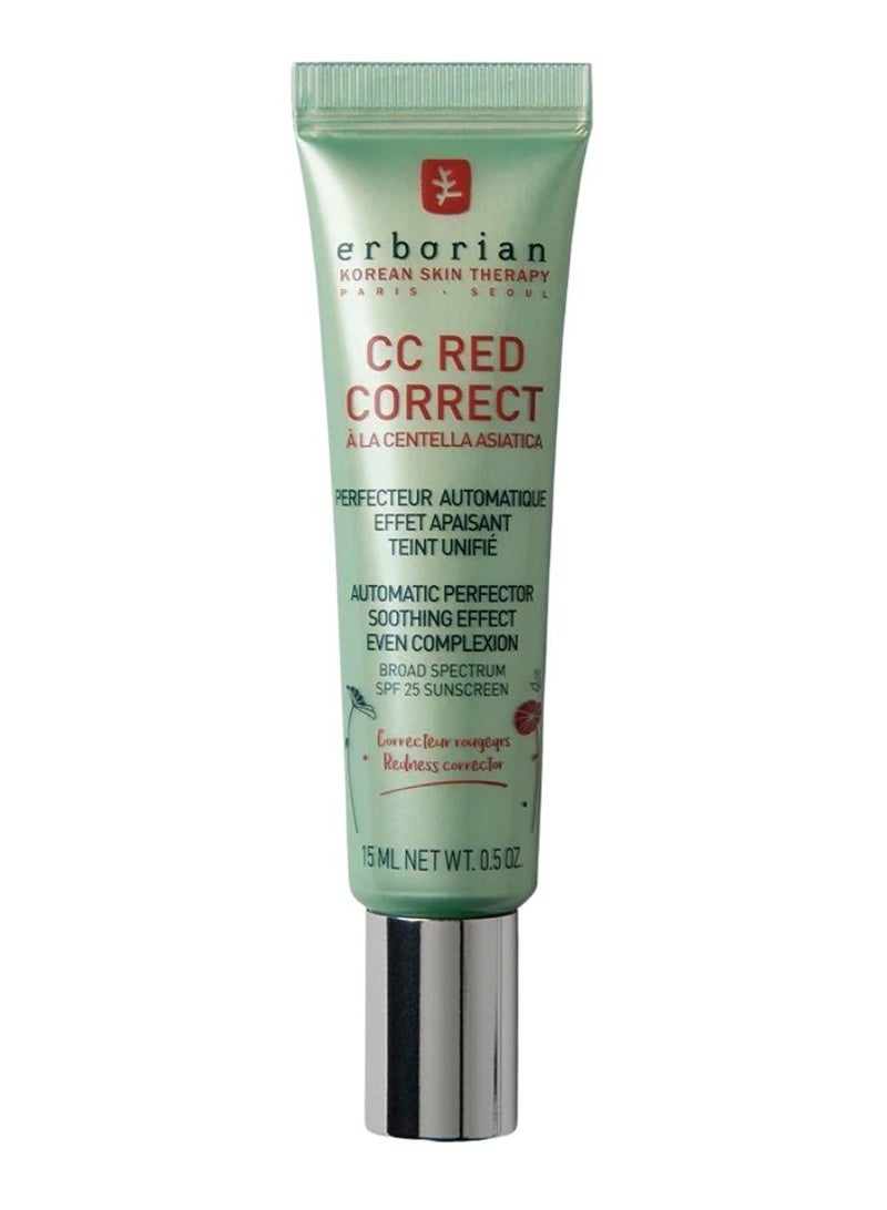 Erborian Cc Red Correct SPF25 for Skin with Redness 15ml - Image 1