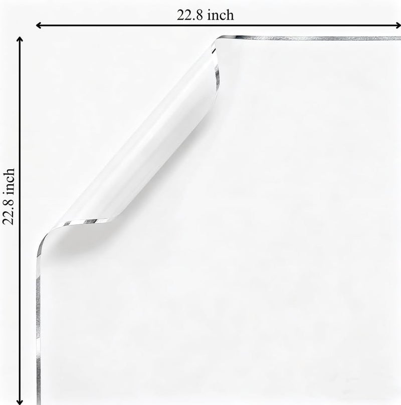 BBJ WRAPS ورق تغليف الزهور بخط فضي، ورق تغليف باقات كوري مقاوم للماء، ورق زهور، مستلزمات بائع الزهور، 20 ورقة، 22.8x22.8 بوصة (أسود) - Image 3