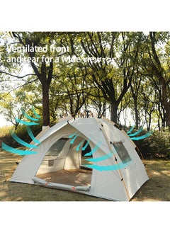 Automatic Camping Tent, Two-Person Family Tent with Carry Bag, Easy to Set up Immediately, Waterproof and Windproof,  Pop-Up Tent for Camping/Hiking/Mountaineering(200*150*135cm) - pzsku/Z84000614ABD7188AF9ACZ/45/_/1694517088/1c5a11e9-ac60-4a4b-a44f-b00d94bb602c