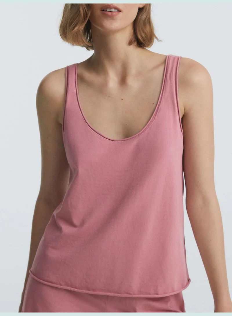 oysho Cotton camisole top