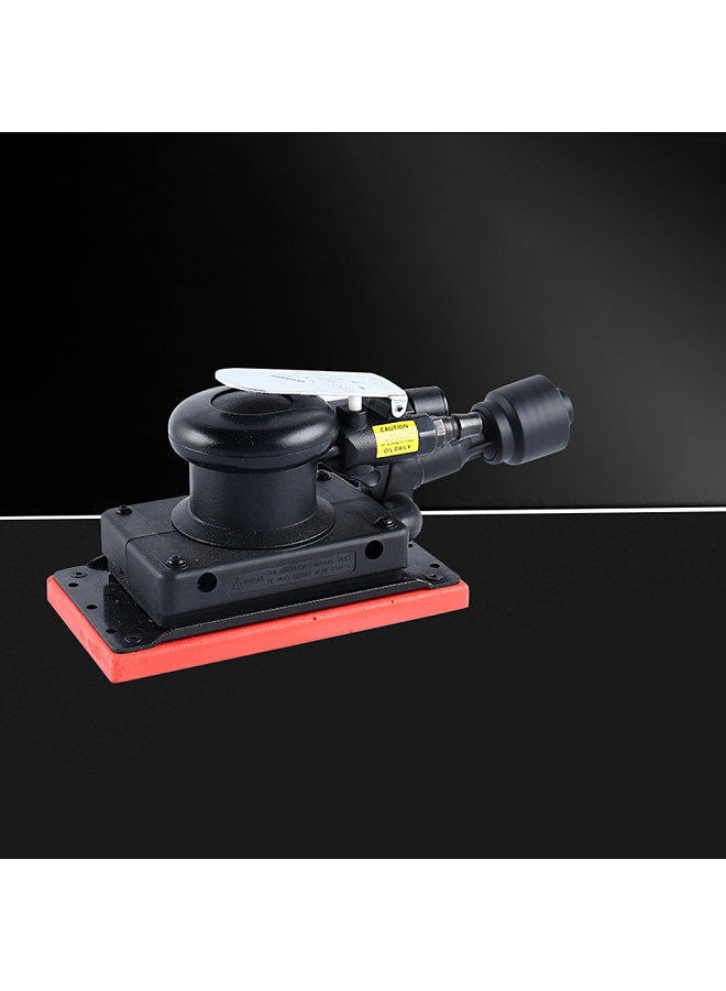 Mini Random Orbit Air Sander with 90x175mm Base Self Vacuuming Pneumatic Sander High Speed Air-operated Handheld Polisher  - Image 2