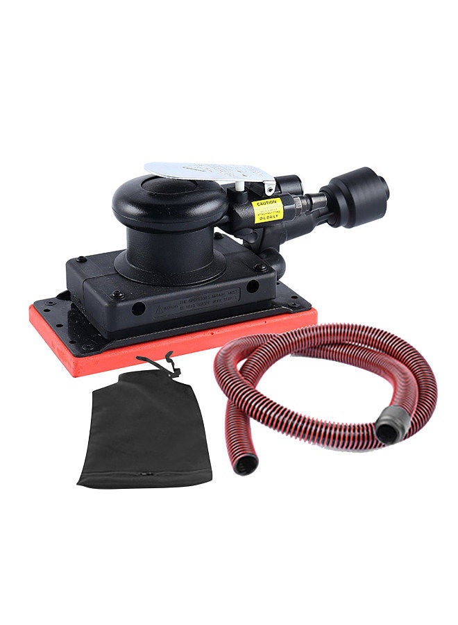 Mini Random Orbit Air Sander with 90x175mm Base Self Vacuuming Pneumatic Sander High Speed Air-operated Handheld Polisher  - Image 1