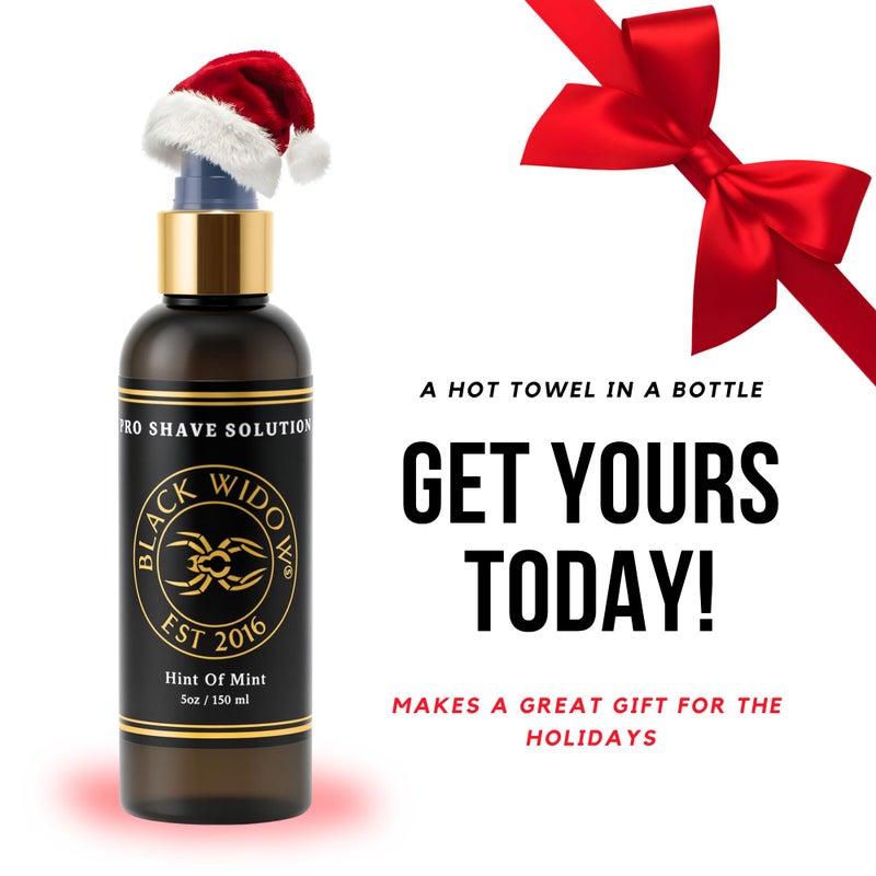 Black Widow Pro Shave Solution â€“ No-Mess Shave Spray Lotion with Hint of Mint, Hydrating Slick Shaving Lotion for Men & Women, Reduces Razor Burn & Skin Irritation for Smooth, Comfortable Shaves - Image 2