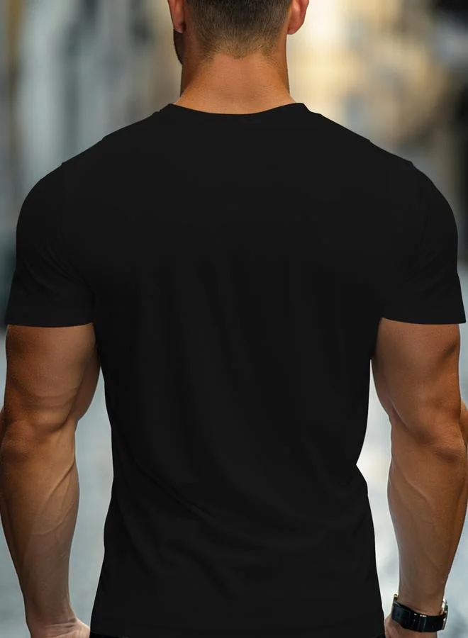 تايك تو Men Color Block Mountain Print T-Shirt