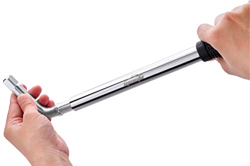 EPAuto Telescoping Lug Wrench, Wheel Wrench with CR-V Sockets (17/19, 21/22mm) - Image 5