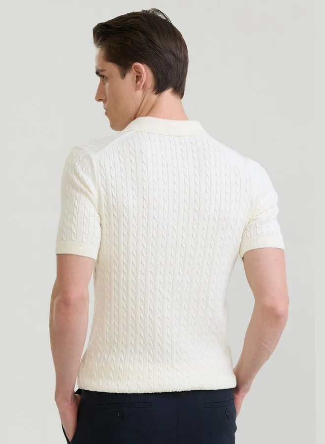 FELIX HARDY Men's 100% Cotton Knit Polo Shirt Short Sleeve