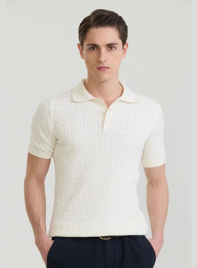 FELIX HARDY Men's 100% Cotton Knit Polo Shirt Short Sleeve