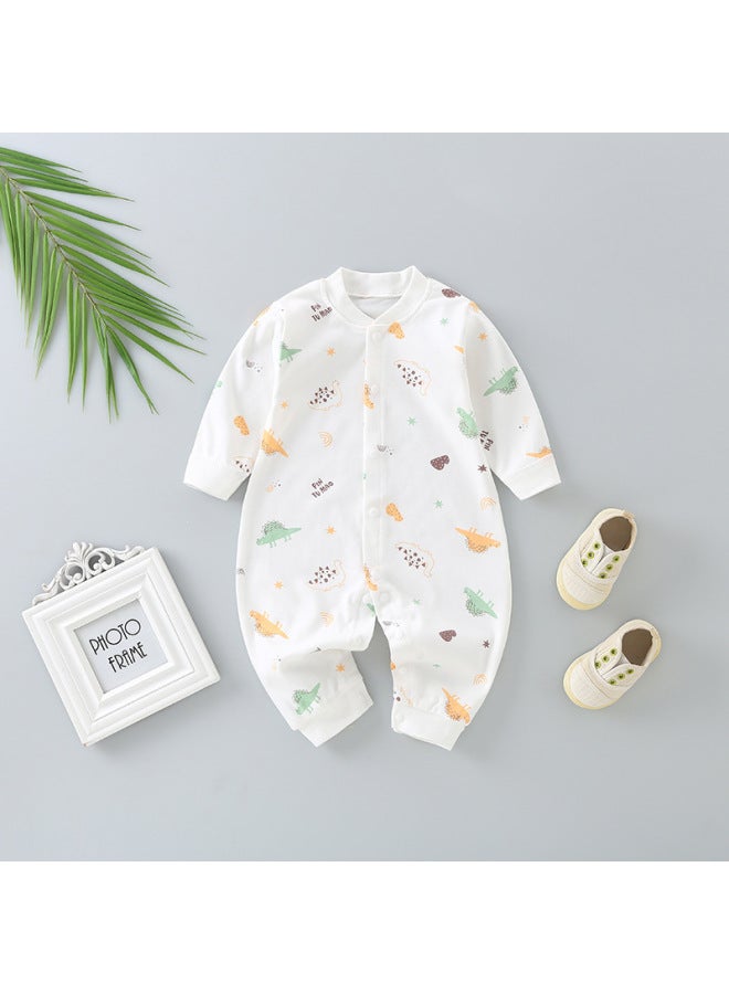 Baby Clothes Baby Spring And Autumn Long Sleeve Jumpsuit Newborn 0-3 Years Old Men's Treasure Women's Treasure Pure Cotton Hassel Climbing Wear