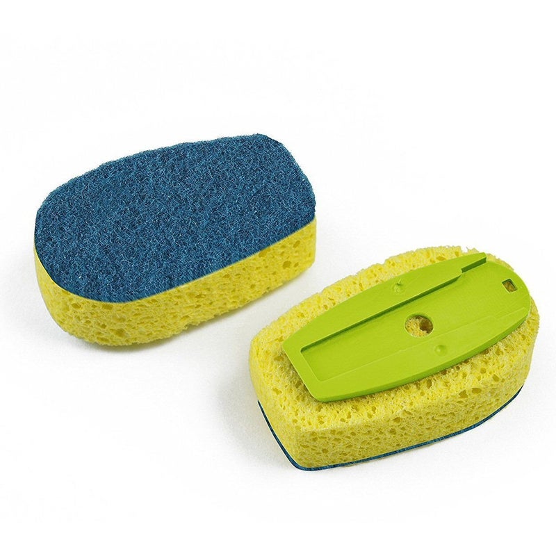 Full Circle Suds Up, Soap Dispensing Dish Brush, Tough Plant-Fiber Bristles & Sustainable Bamboo Handle, Safe for Nonstick - Image 2