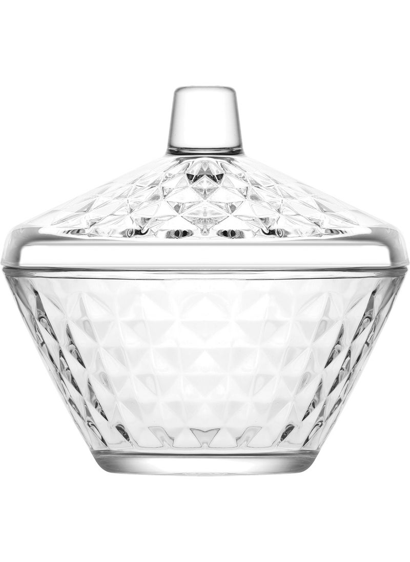 Artemis Glass Bowl with Lid Single