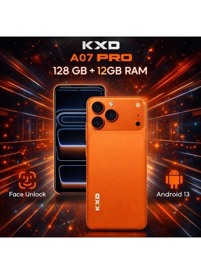 كيه إكس دي KXD A07 Pro – هاتف ذكي بسعة 128GB وذاكرة 12GB RAM بأداء قوي وكاميرا احترافية - Image 2