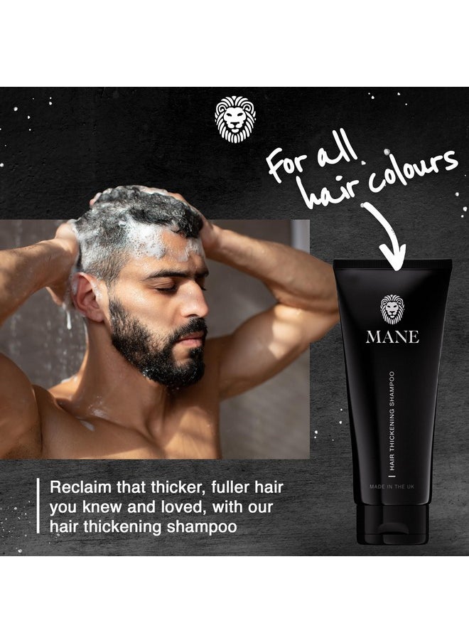 mane Hair Thickening Biotin Shampoo For Hair Growth Men & Women, Support Fine & Thinning Hair, Reduce Hair Loss & Encourage Thicker, Fuller Hair (100Ml)  - Image 2